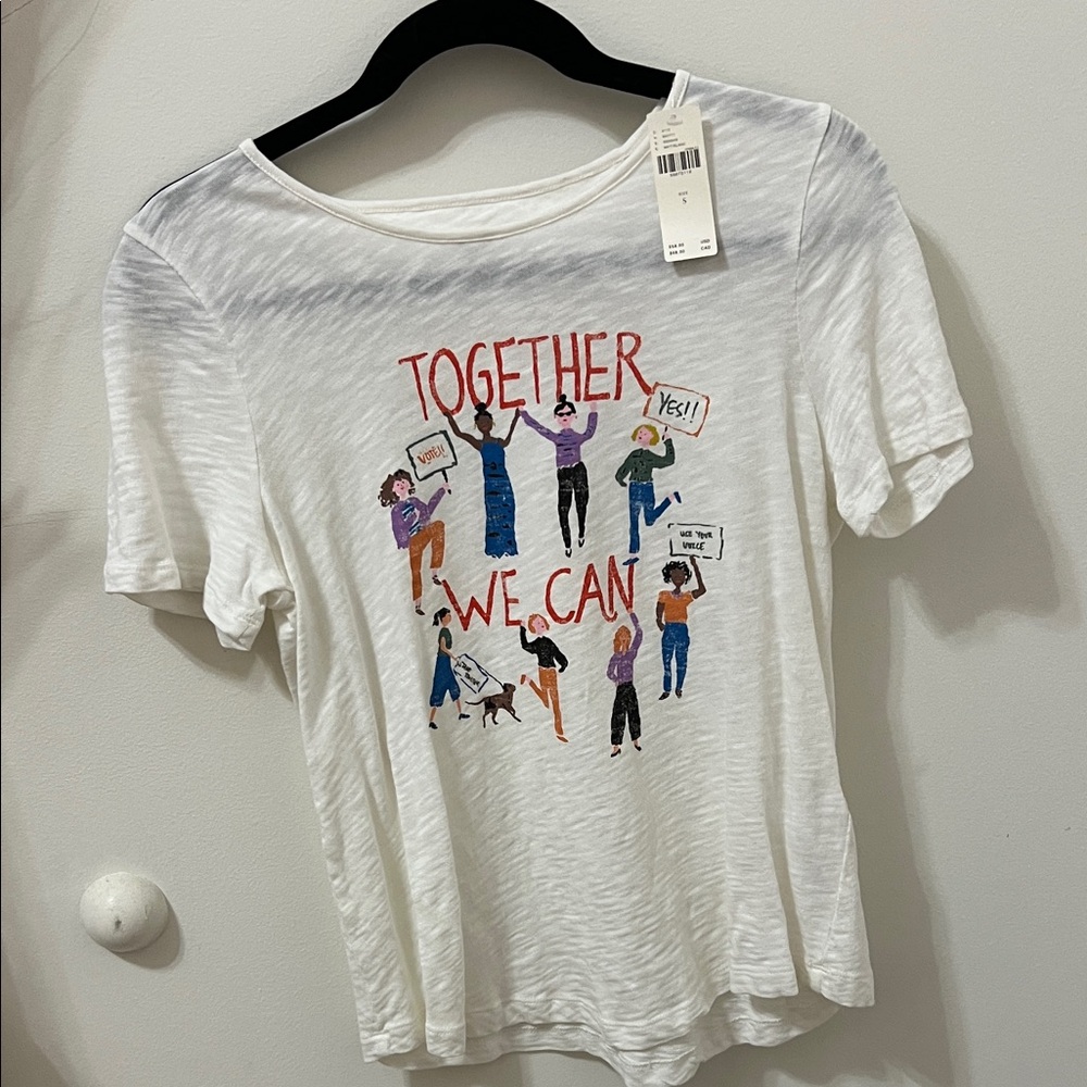 Maeve White Graphic Tee